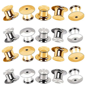 10/20Pcs Metal Locking Pin Back DIY Brooch Lapel Safety Hold Jewelry Findings