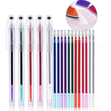 10/20Pcs Heat Erasable Fabric Pens for Sewing DIY Craft