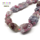 10-20mm Tourmaline Nugget Rough Loose Stone Beads 15inch