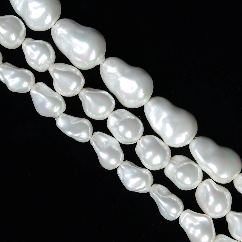 10-20mm Baroque Beads Smooth Loose Beads for Jewelry Making
