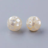 10-20pcs Shell Round Beads for DIY Jewelry Making F50