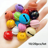 10/20pcs 22mm Bell Keyring Pendant DIY Jewelry Making Charms Accessories