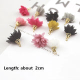 Flower Tassel Earrings Charms DIY Earrings Pendant Accessories