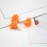Flower Tassel Earrings Charms DIY Earrings Pendant Accessories