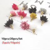 Flower Tassel Earrings Charms DIY Earrings Pendant Accessories