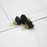 Flower Tassel Earrings Charms DIY Earrings Pendant Accessories