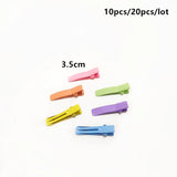 Metal Hairclip Bezel Base Hair Clip DIY Jewelry Making Girls Hair Accessories