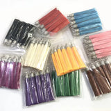 6cm Silk Tassel Earrings Charm Silver End Caps Tassels Crafts