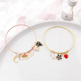 10/20pcs 70mm Expandable Bangle Wire Bracelets DIY Jewelry Making Supplies