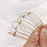 10/20pcs 70mm Expandable Bangle Wire Bracelets DIY Jewelry Making Supplies