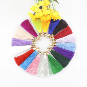 10/20pcs Tassel Earrings Charms DIY Pendant Bags Decor Crafts Jewelry
