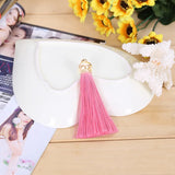 10/20pcs Tassel Earrings Charms DIY Pendant Bags Decor Crafts Jewelry