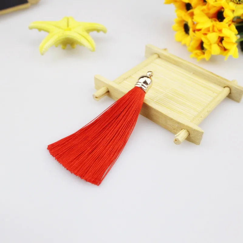 10/20pcs Tassel Earrings Charms DIY Pendant Bags Decor Crafts Jewelry