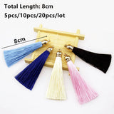10/20pcs Tassel Earrings Charms DIY Pendant Bags Decor Crafts Jewelry