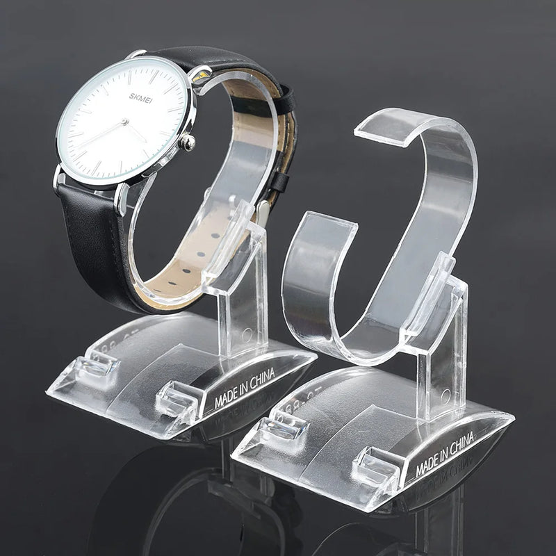 Plastic C Type Watch Bracelet Display Rack Organizer