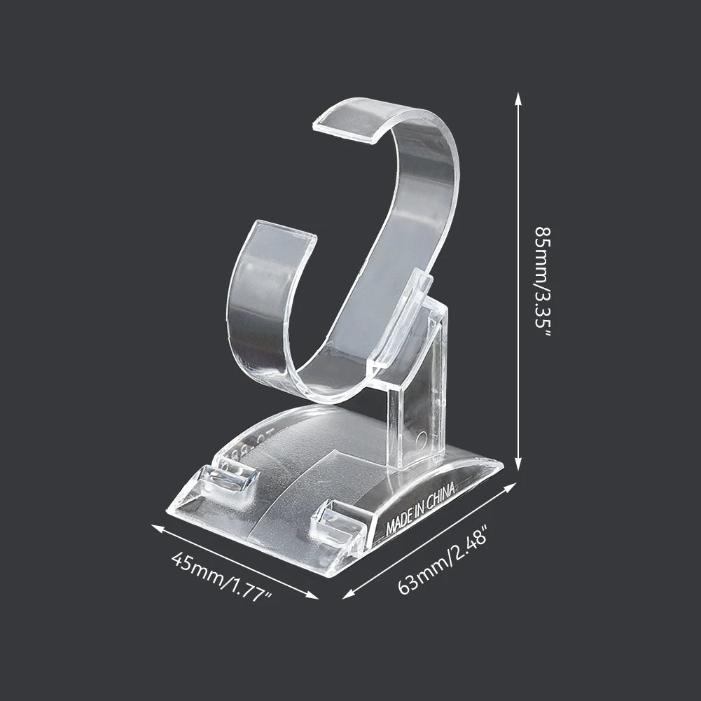 Plastic C Type Watch Bracelet Display Rack Organizer
