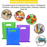Colorful Plastic Shopping Tote Bag Candy Gift Jewelry Pouches