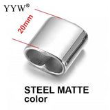 10/20pcs Double Hole Beads Round Leather Bracelet DIY Jewelry Making