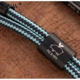 10/20pcs Double Hole Beads Round Leather Bracelet DIY Jewelry Making