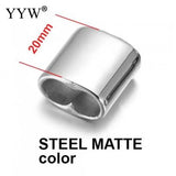 10/20pcs Double Hole Beads Round Leather Bracelet DIY Jewelry Making