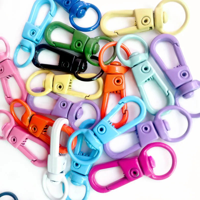Colored Lobster Clasp Keychain Spring Buckle for DIY Jewelry Making