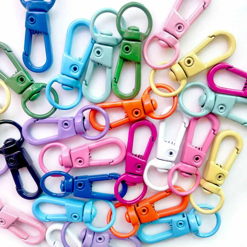 Colored Lobster Clasp Keychain Spring Buckle for DIY Jewelry Making