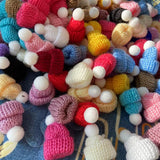 Mini Christmas Knitted Hats DIY Crafts Supplies Kids Headwear Accessories