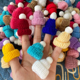 Mini Christmas Knitted Hats DIY Crafts Supplies Kids Headwear Accessories