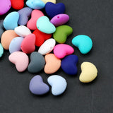 Mixed Love Heart Silicone Beads for Jewelry Making Diy Bracelet