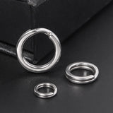 316 Stainless Steel Split Ring Key Ring For Key Chain Diy Jewelry Making