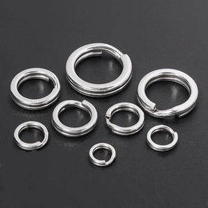 316 Stainless Steel Split Ring Key Ring For Key Chain Diy Jewelry Making