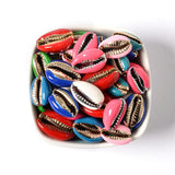 Natural Mother of Pearl Shell Enamel Beads For DIY Bracelet