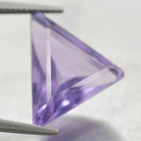 10.23ct Amethyst Trilliant Cut Gemstone