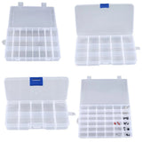 24-Compartment Portable Tool Box Jewelry Storage Container