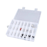 24-Compartment Portable Tool Box Jewelry Storage Container