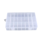 24-Compartment Portable Tool Box Jewelry Storage Container