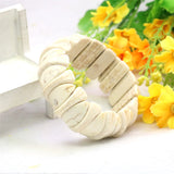 10-24mm 8-27mm Turquoise Howlite Stone Bracelet Elastic Hand Jewelry