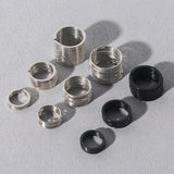 10/24pcs Polished Sliver Key Rings for Jewelry Making Keychain DIY Finding