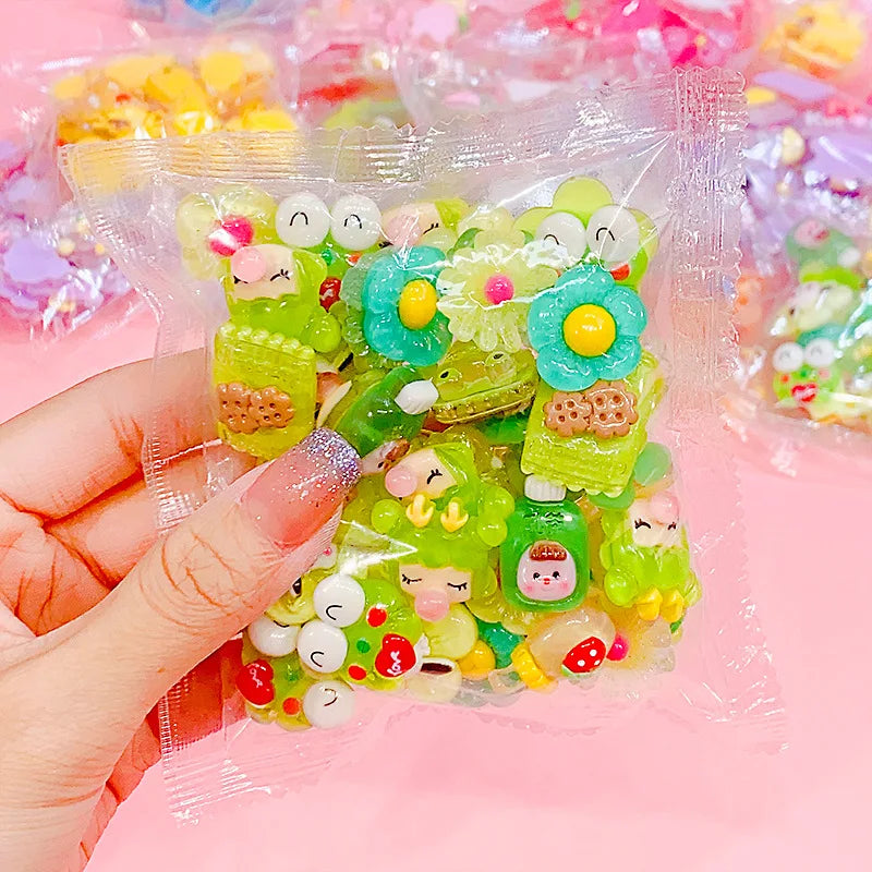 3D Mixed Cartoon Resin Scrapbook Embellishments DIY Craft