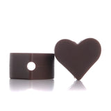 Heart Silicone Beads 14mm Baby Teething Jewelry Making Bracelet