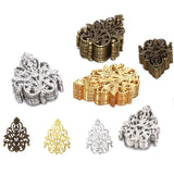 Filigree Hollow Embellishments Findings Jewelry Accessories 35mm 48mm