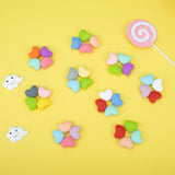 Heart Silicone Beads Teether Chewable BPA Newborn Nursing Baby Pearl