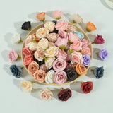 10/30Pcs Mini Rose Artificial Flower Heads Home Wedding Christmas Decoration DIY