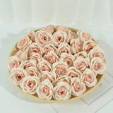 10/30Pcs Mini Rose Artificial Flower Heads Home Wedding Christmas Decoration DIY