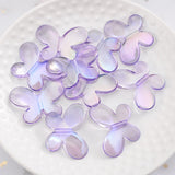 10-30Pcs Butterfly Acrylic Beads 21x30mm Spacer Loose Beads For Jewelry DIY