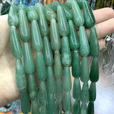10*30mm 13pcs Water Drop Beads Natural Stone Assorted Gems