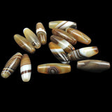 Natural Brown Agates Oval Shape Beads Stones Bracelet Accessory