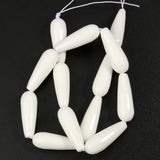 Water Drop Angelite Jades Stone Beads 10*30mm