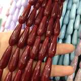 10*30mm Water Drop Natural Stone Beads for Jewelry Making