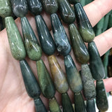 10*30mm Water Drop Natural Stone Beads for Jewelry Making